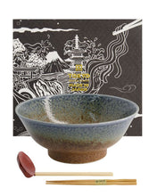 Charger l'image dans la galerie, Coffret cadeau : bol à ramen + cuillère à soupe - Sunachi Ainagashi