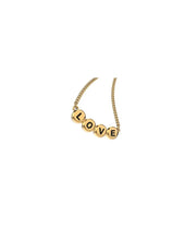 Charger l'image dans la galerie, Collier plaqué or 18 carats CHOCLI "love letters" - love