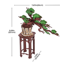 Charger l'image dans la galerie, Rolife Evergreen Pine Bonsai - Schéma coté : 23,1 cm de haut
