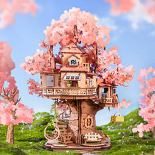 Charger l'image dans la galerie, Rolife Sakura Tree House - Assemblage des pièces prédécoupées
