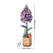 Charger l'image dans la galerie, Rowood Lilac - Détail des pétales et de la tige en bois