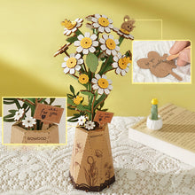 Charger l'image dans la galerie, Rowood Chamomile - Bouquet de camomilles en bois monté