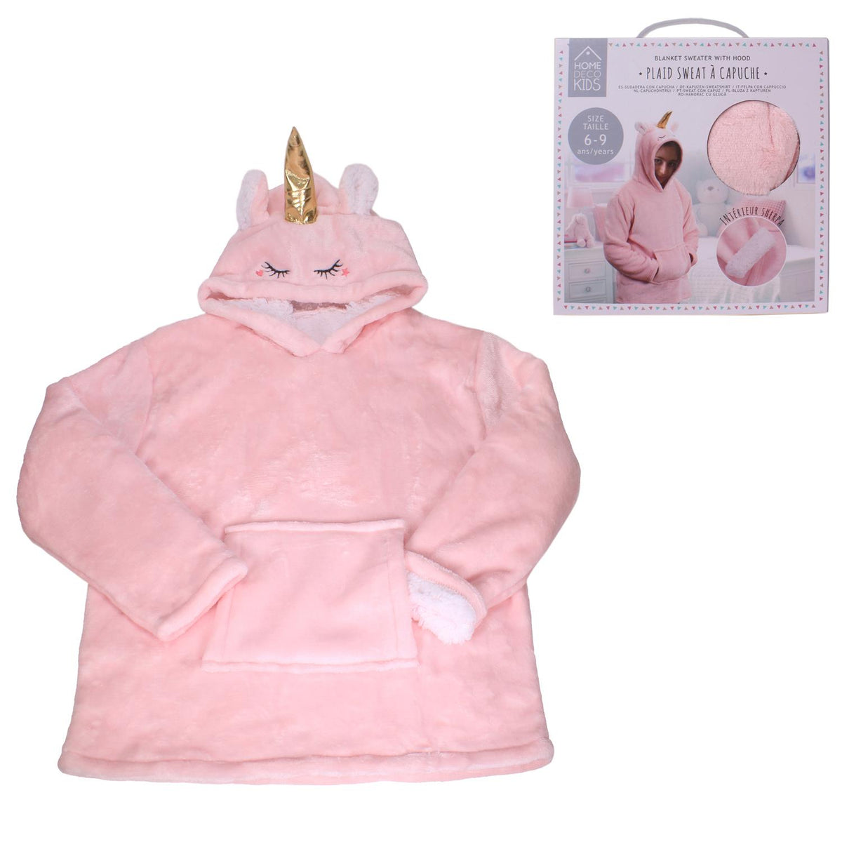Veste Capuche Licorne Fille | Une Licorne