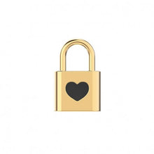 Charger l'image dans la galerie, Collier plaqué or 18 carats CHOCLI "love lock" - cadenas avec cœur