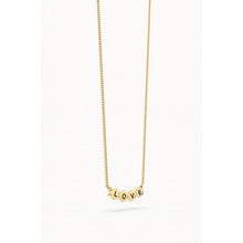 Charger l'image dans la galerie, Collier plaqué or 18 carats CHOCLI "love letters" - love