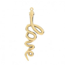 Charger l'image dans la galerie, Collier plaqué or 18 carats CHOCLI "love snake" - serpent d'amour