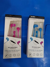 Charger l'image dans la galerie, Boîtes des écouteurs kit mains-libres be MIX dans leurs déclinaisons rose et bleu