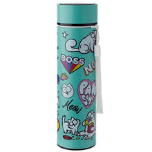Charger l'image dans la galerie, Bouteille thermo avec thermomètre digital - Simon's Cat 450ML