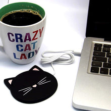 Charger l'image dans la galerie, CHAUFFE TASSE USB CHAT