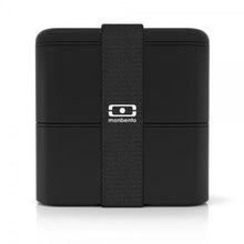 Charger l'image dans la galerie, Boîte repas bento MB Square - Noir 1.7L (MONBENTO)