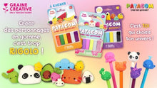 Charger l'image dans la galerie, Kit gommes à modeler PATAGOM - plusieurs styles (GRAINE CREATIVE) 6*25g