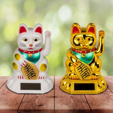 Charger l'image dans la galerie, Figurine mobile solaire chat chinois porte-bonheur 8CM - coloris aléatoire