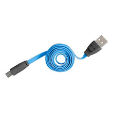 Charger l'image dans la galerie, Câble plat micro USB LED pour charge et synchronisation - (plusieurs coloris disponibles, aléatoire)
