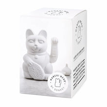 Charger l'image dans la galerie, Chat porte-bonheur Maneki Neko - Blanc, H 30 cm