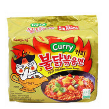 Charger l'image dans la galerie, Hot chicken -  BULDAK - CURRY Pack de 5 (SAMYANG)