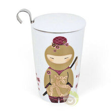 Charger l'image dans la galerie, Tisanière porcelaine ninja doré 350ml - Teave