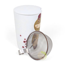 Charger l'image dans la galerie, Tisanière porcelaine ninja doré 350ml - Teave