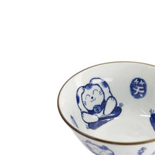 Charger l'image dans la galerie, Bol Tayo Kawaii Cat Neko Blue — dimensions Ø 14,9 × 6,7 cm
