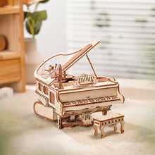 Charger l'image dans la galerie, ROKR Magic Piano - Vue d'ensemble avec son tabouret miniature
