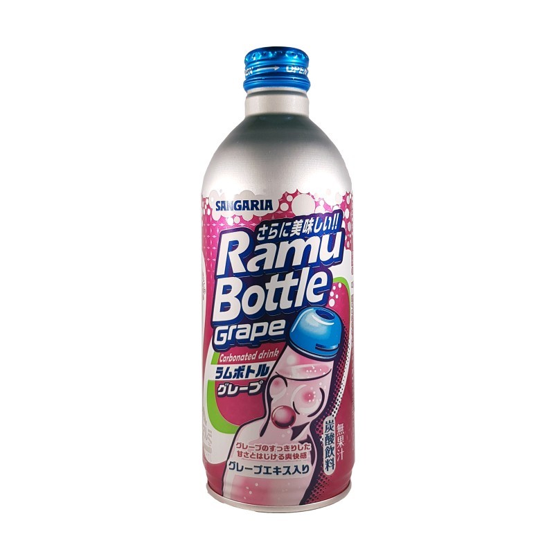 Limonade japonaise Ramune - Raisin 500ml (SANGARIA)