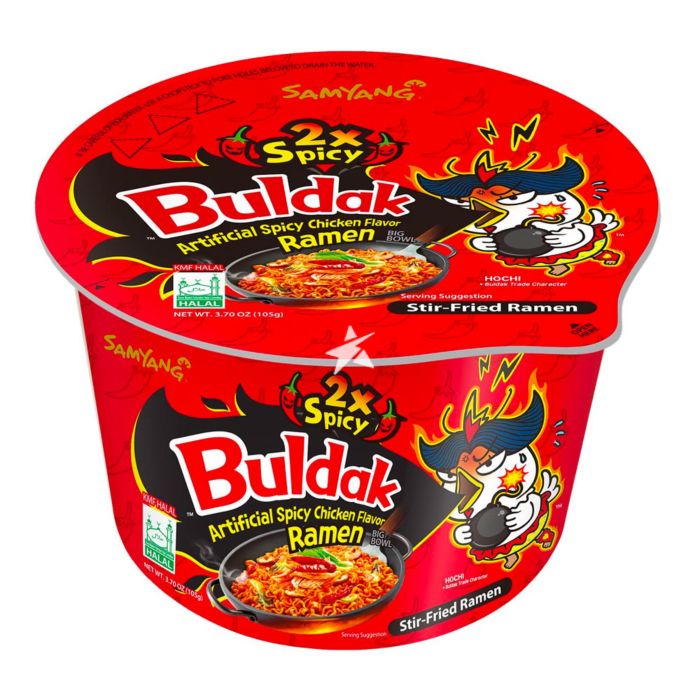 Hot Chicken - Big Bowl Ramen - 2X Spicy 105G (SAMYANG)