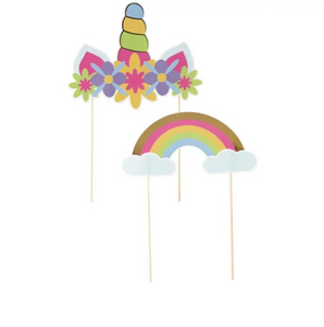 Cake Topper - Thème Licorne