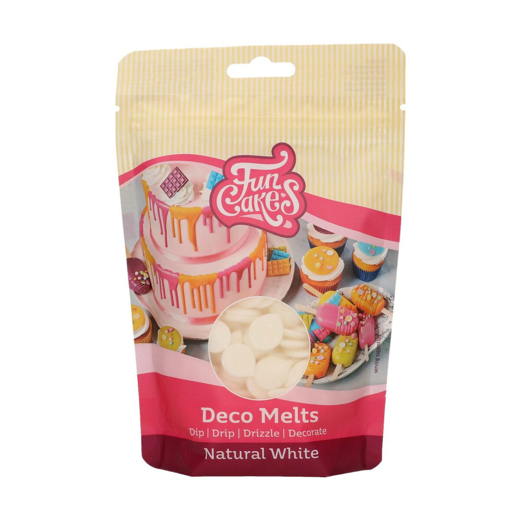 FunCakes Deco Melts - Blanc Naturel - Sans E171 - 250g