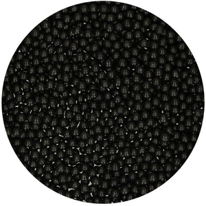 FunCakes Perles en Sucre - Noir Brillant - 80g
