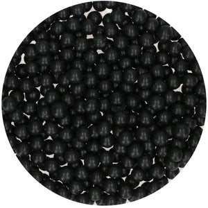 FunCakes Perles en Sucre Large - Noir Brillant - 80g