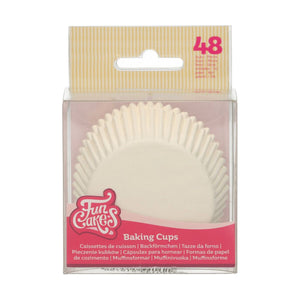 FunCakes Caissettes à Cupcakes - Blanc - pcs/48