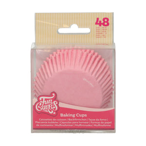 FunCakes Caissettes à Cupcakes - Rose clair - pcs/48