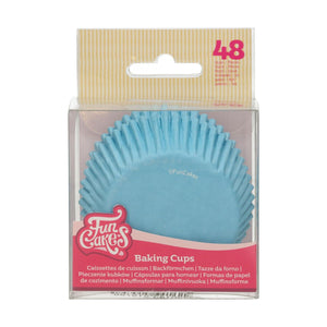 FunCakes Caissettes à Cupcakes - Bleu clair - pcs/48