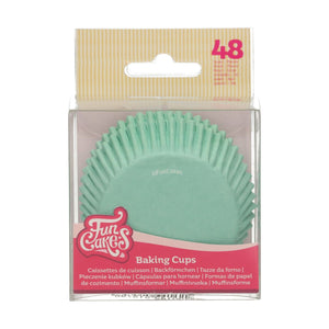 FunCakes Caissettes à Cupcakes - Vert menthe - pcs/48