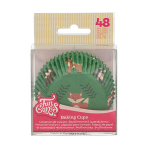 FunCakes Caissettes à Cupcakes - Animaux de la Forêt - pcs/48