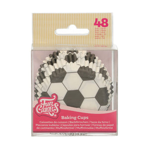 FunCakes Caissettes à Cupcakes - Football - pcs/48