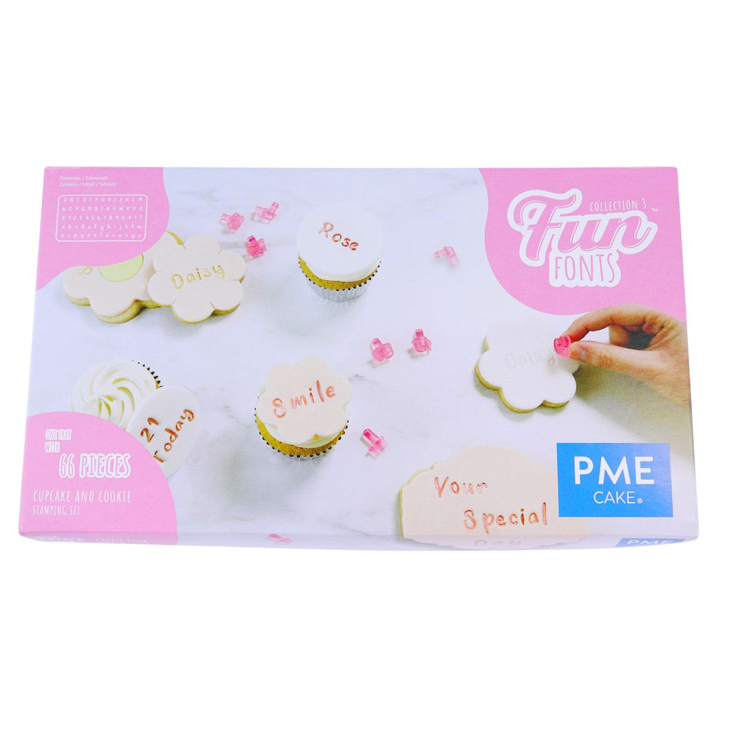PME Fun Fonts - Cookies & Cupcakes - Collection 3