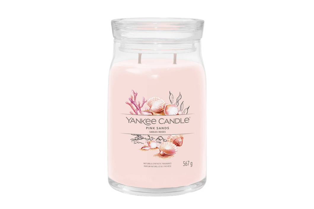 Bougie grande jarre Pink Sands - Sables Roses (YANKEE CANDLE) 567G