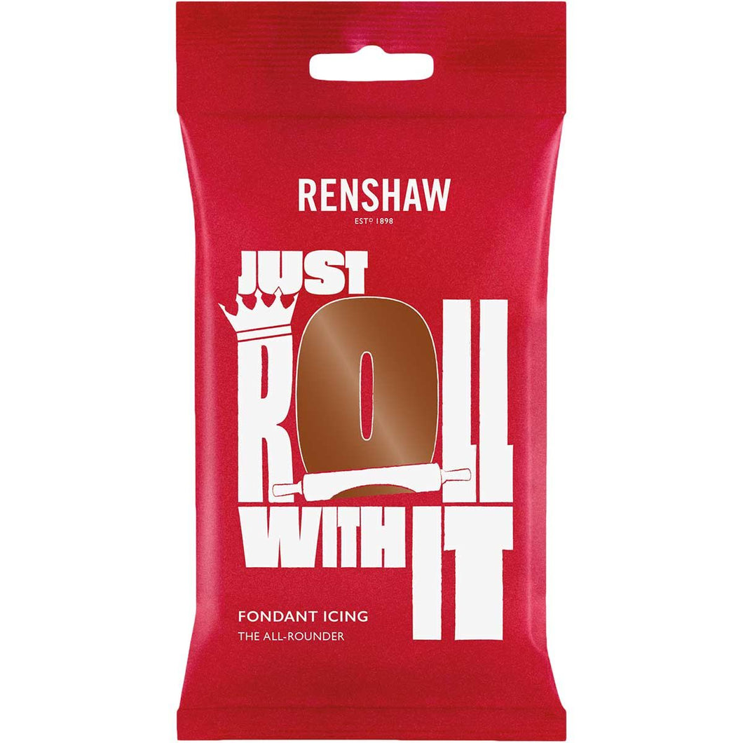 Renshaw Pâte à Sucre Extra - Dark Brown - 250g