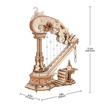 Charger l'image dans la galerie, ROKR Magic Harp - Vue de face de la harpe et de sa colonne
