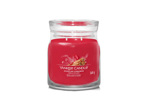 Bougie moyenne jarre Sparkling Cinnamon - Cannelle pétillante (YANKEE CANDLE) 368G