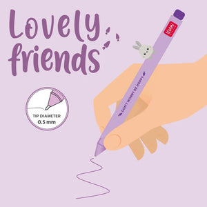 Stylo à encre gel "Lovely Friends" - plusieurs thèmes disponibles, au choix (LEGAMI)