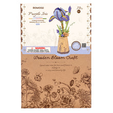 Charger l'image dans la galerie, Rowood Purple Iris - Duo décoratif avec la Dahlia rose
