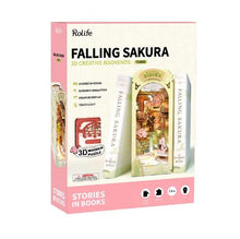 Charger l&#39;image dans la galerie, DIY Book Nook 3D - Falling Sakura (ROLIFE)
