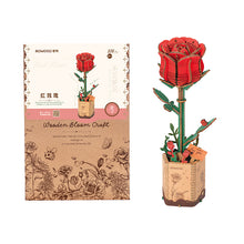 Charger l'image dans la galerie, Rowood Red Rose - Schéma coté de la fleur montée
