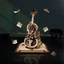 Charger l'image dans la galerie, ROKR Magic Cello - Vue de face du violoncelle et de son archet
