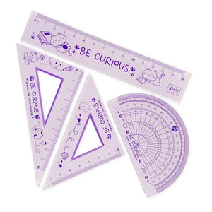 Set de géométrie super flexible x4pcs - You Rule!