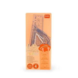 Set de géométrie super flexible x4pcs - You Rule!