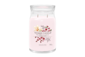 Bougie grande jarre Pink Cherry & Vanilla - Cerise Rose & Vanille (YANKEE CANDLE) 567G