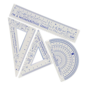 Set de géométrie super flexible x4pcs - You Rule!