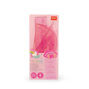 Set de géométrie super flexible x4pcs - You Rule!